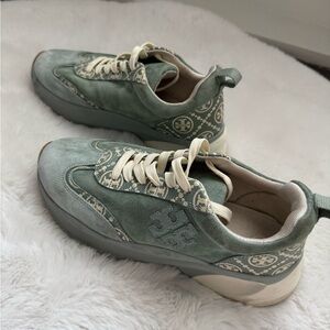 Tory Burch T Monogram Good Luck Trainer